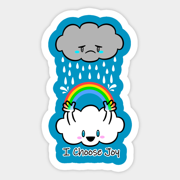 I Choose Joy Sticker by Toonicorn